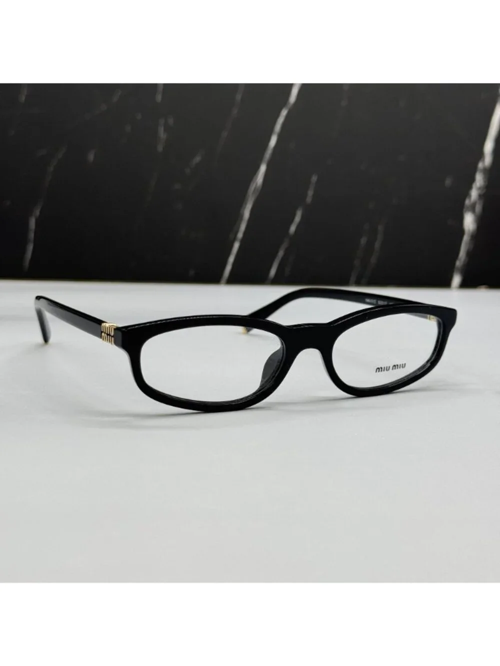New Miu Miu MU01ZV Black Eyeglasses MU01ZV 16K1O1